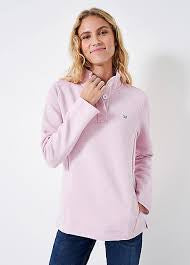 Half Button Crew Sweatshirt