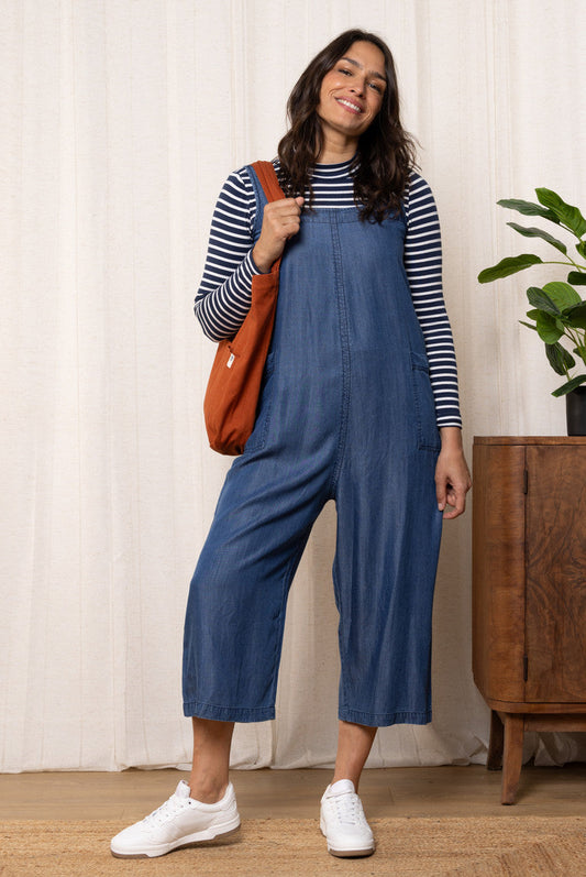 Erica Jumpsuit Indigo Denim Tencel